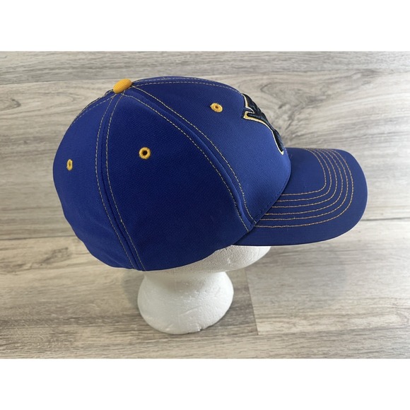 St. Louis Blues Hat Cap Size Small Medium Blue Yellow NHL Hockey '47 Brand - Picture 4 of 6